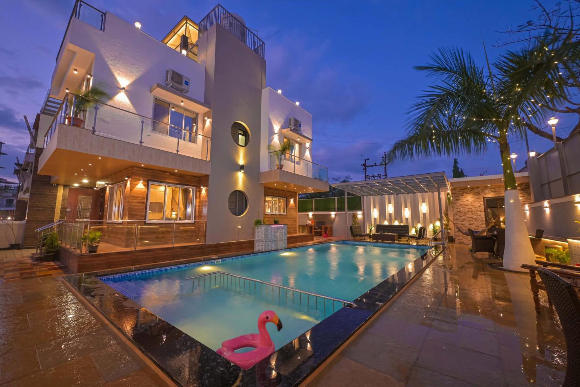 Azure Retreat Villa By Tropicana Stays Lonavla Exterior foto