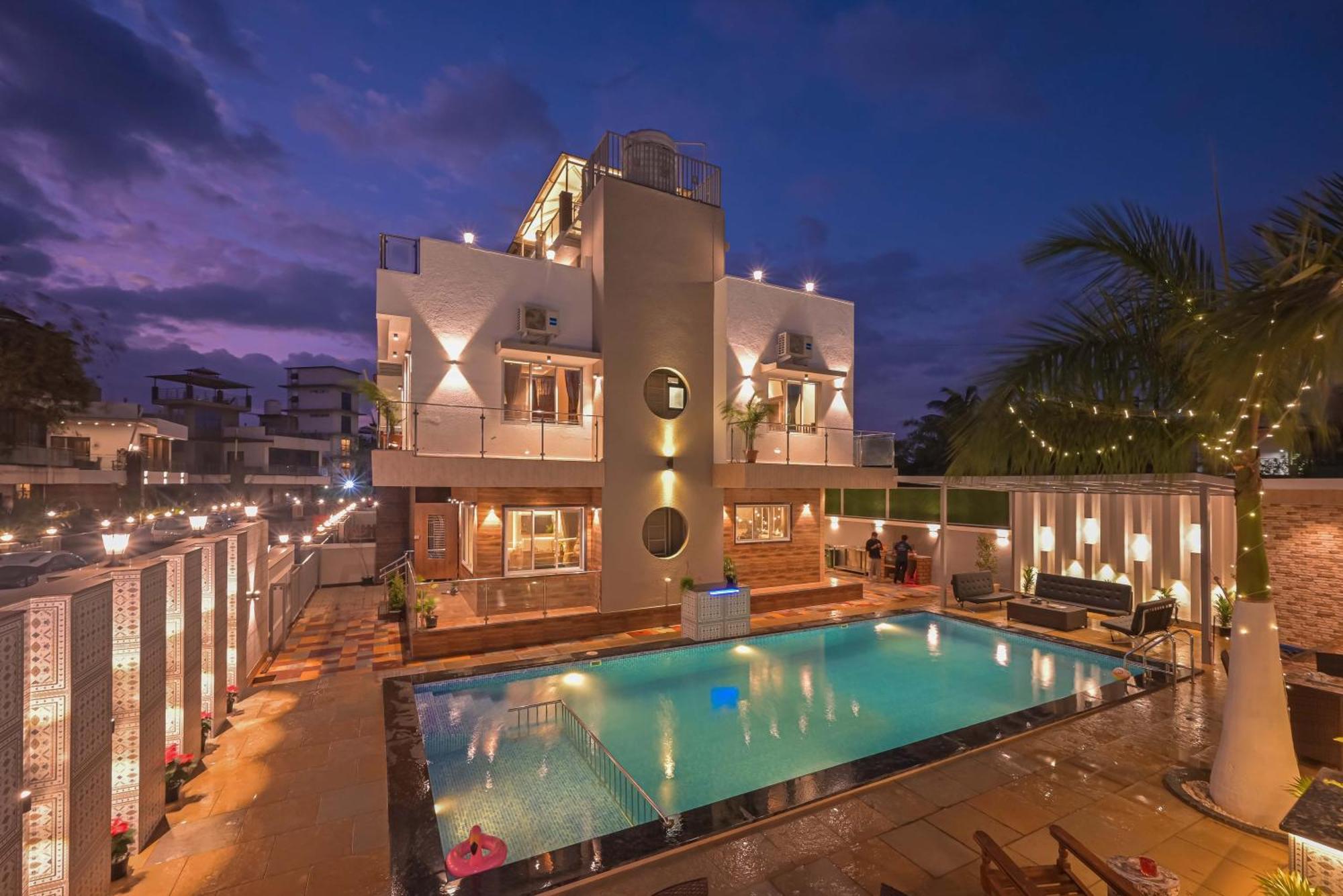 Azure Retreat Villa By Tropicana Stays Lonavla Exterior foto