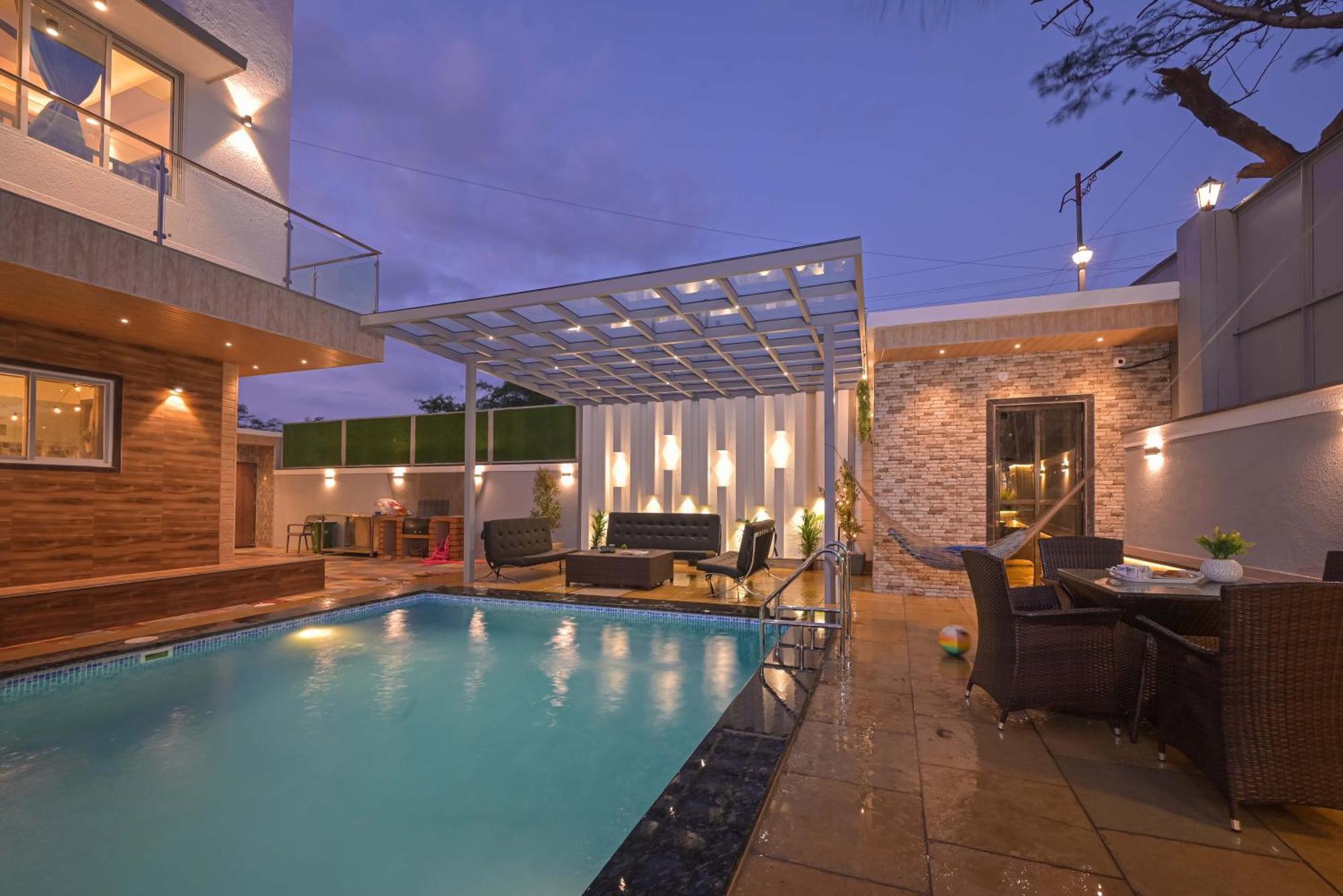 Azure Retreat Villa By Tropicana Stays Lonavla Exterior foto